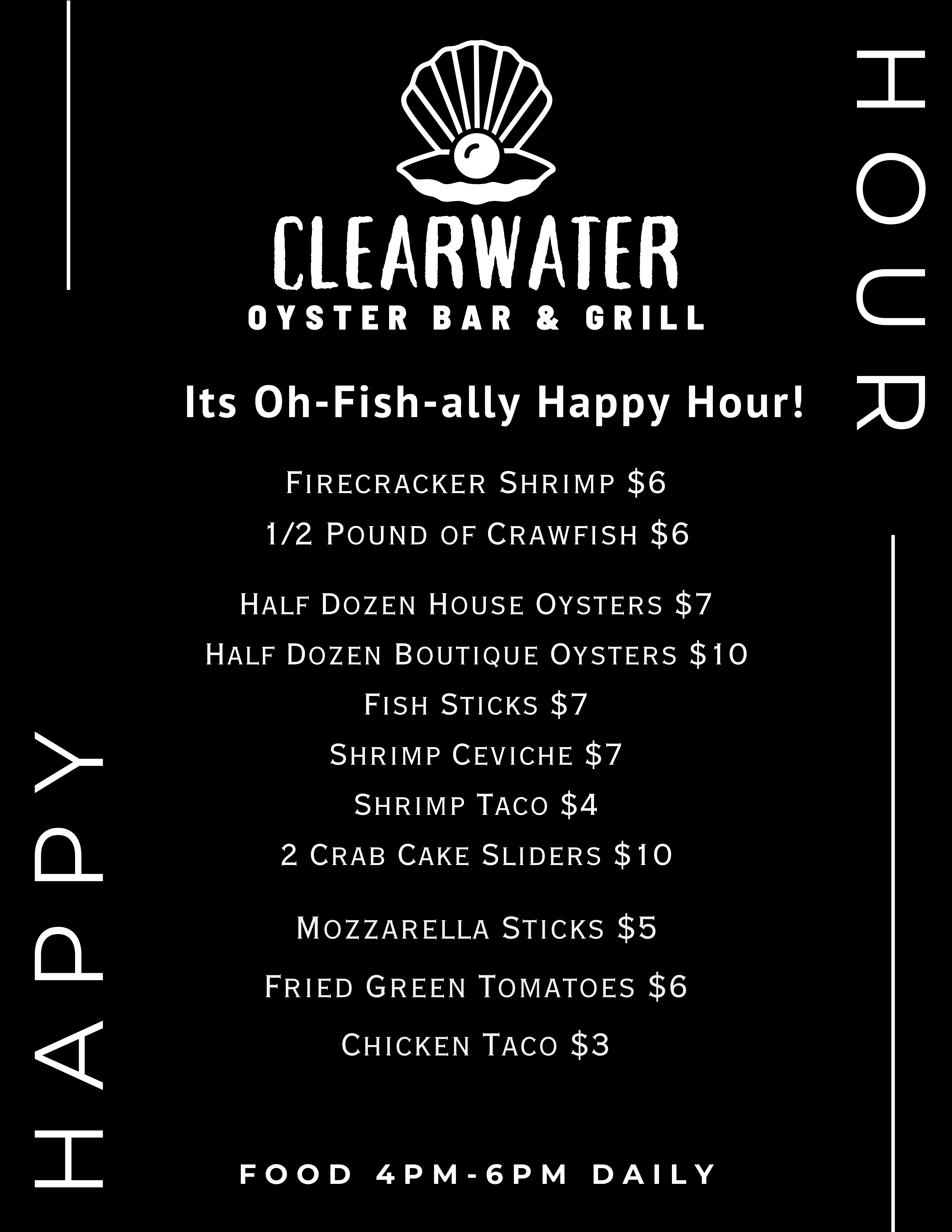 HAPPY HOUR MENU - Red Stick Social